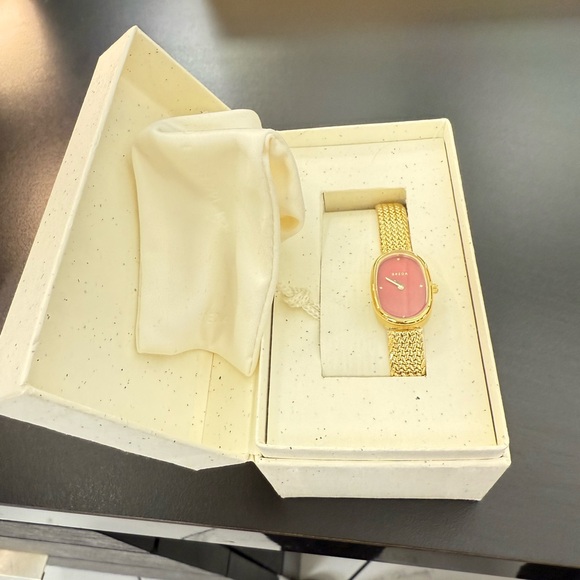 Breda Jane Tethered Watch - Gold/Red New with Tags - Picture 4 of 5